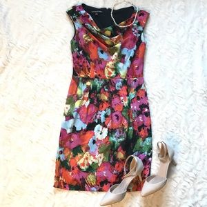 Beautiful floral sheath dress